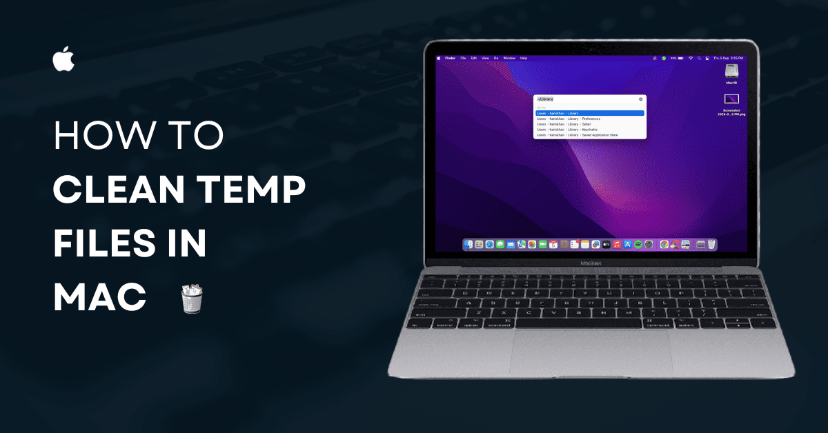 how to clean temp files in mac